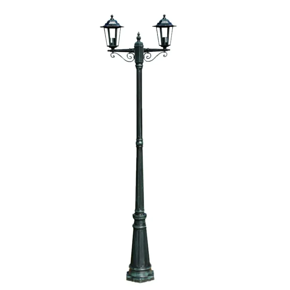 Preston Candeeiro de pé para jardim, 215 cm vidaXL