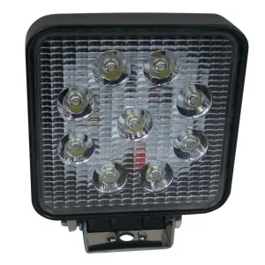 Berger & Schröter Luzes de trabalho LED quadradas 9x3 W, 1890 lúmens, 20214