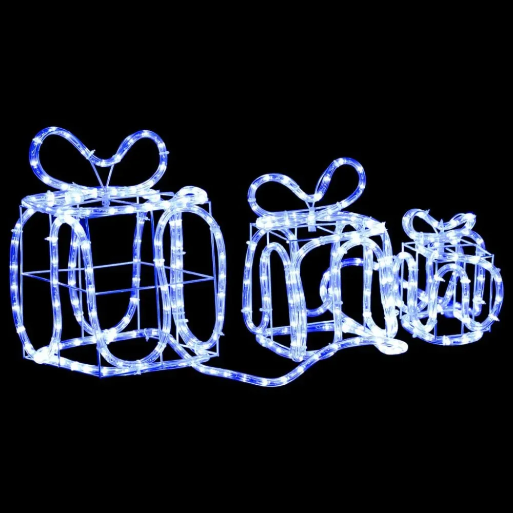 Caixas presente de Natal com 180 luzes LED interior/exterior