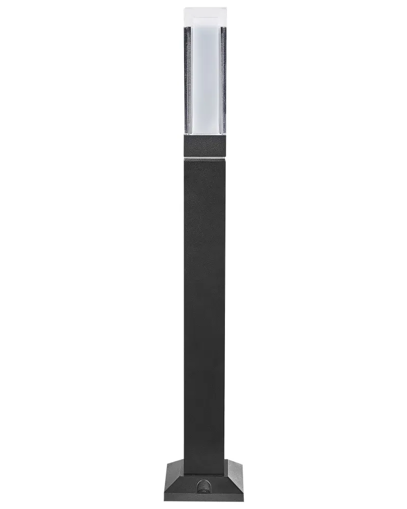 Candeeiro LED de jardim Bollard 60 cm preto AWUNA