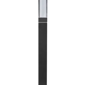 Candeeiro LED de jardim Bollard 60 cm preto AWUNA