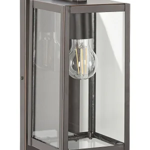 Candeeiro de parede com sensor de movimento preto 33 cm MEGGET