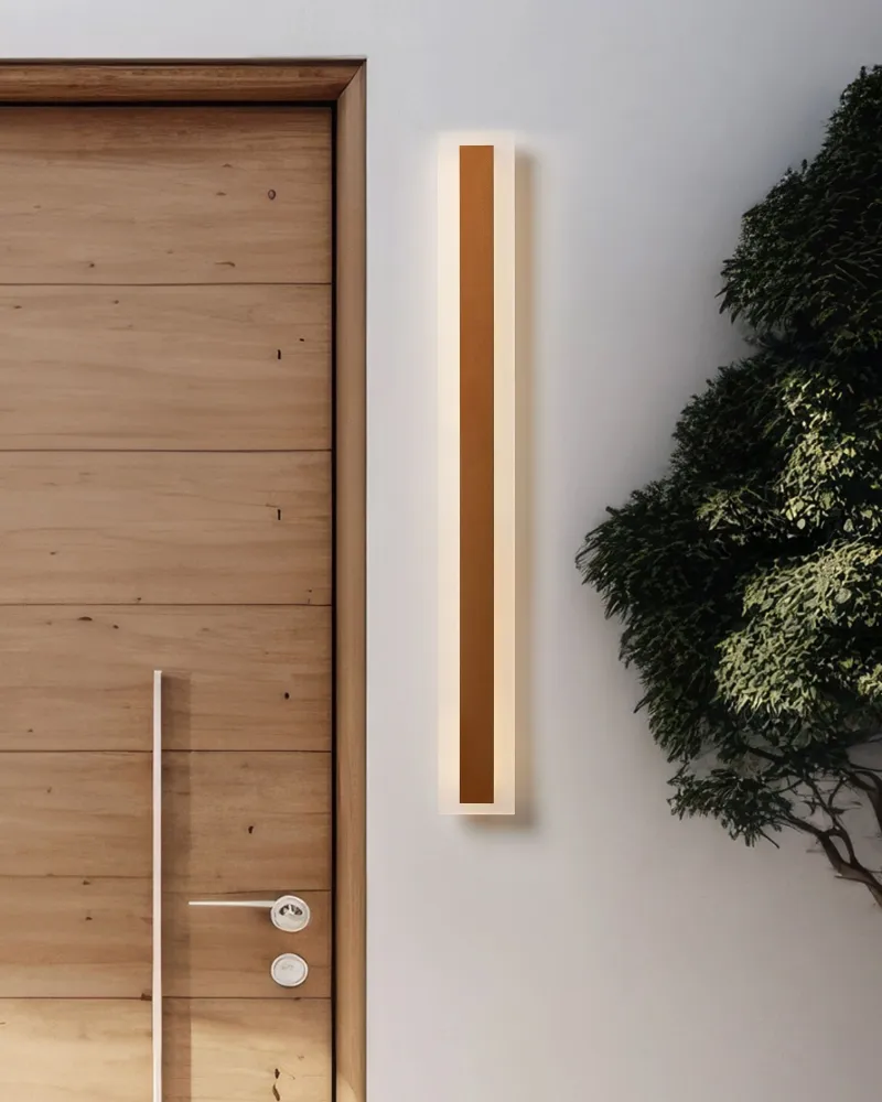 Candeeiro de parede LED com dourado 80 cm ROSALIE