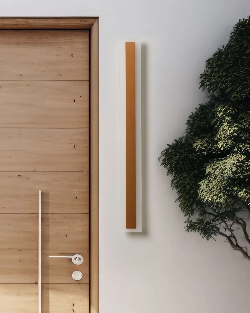 Candeeiro de parede LED com dourado 80 cm ROSALIE
