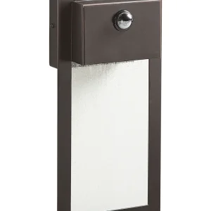 Candeeiro de parede LED com sensor de movimento preto 33 cm ELLIOT