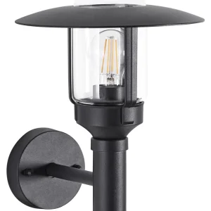 Candeeiro de parede preto 32 cm TIZU