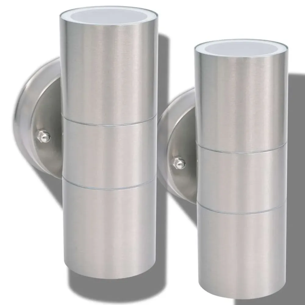 Candeeiros LED parede iluminação suparainf exterior 2 pcs