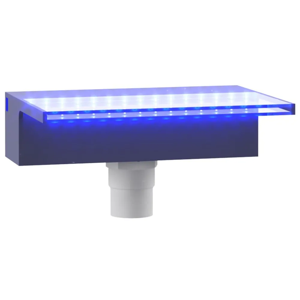 Cascata com luzes LED RGB 30 cm acrílico