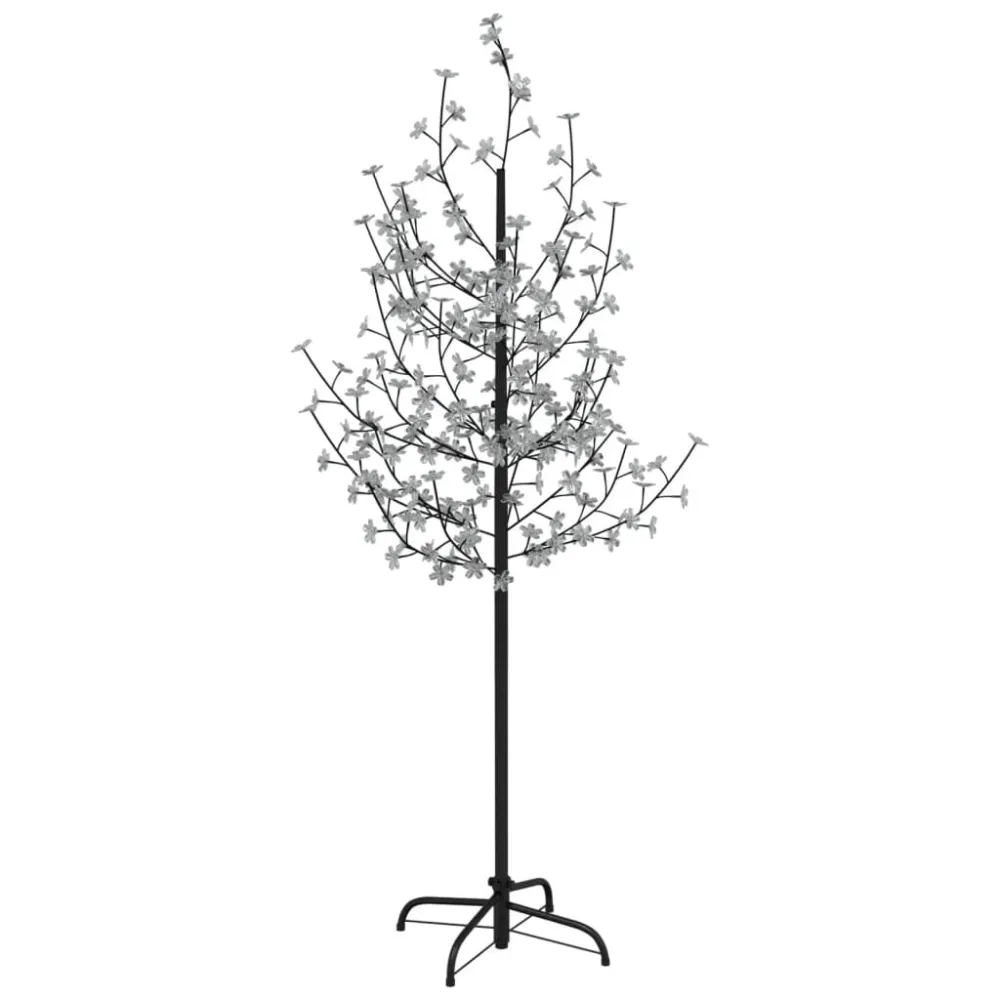 Cerejeira com 200 luzes LEDs 180 cm branco aquecido