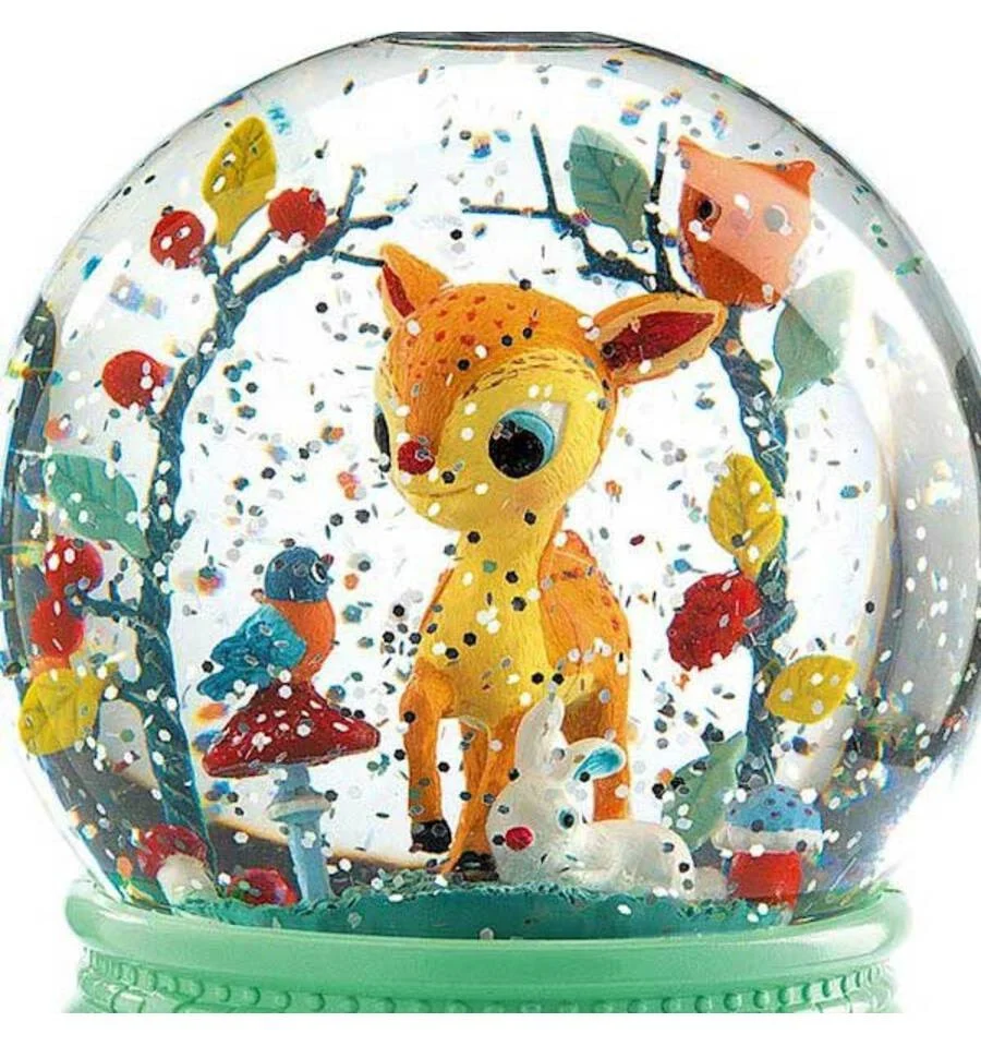 Fawn Snow Lamp