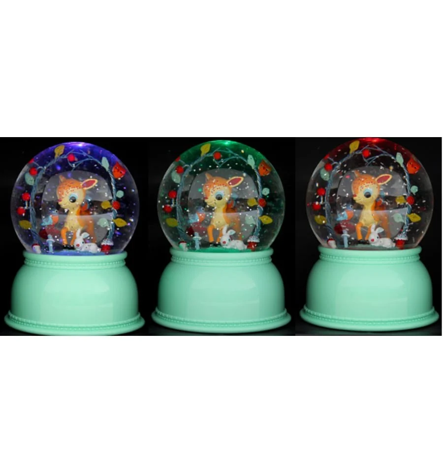 Fawn Snow Lamp