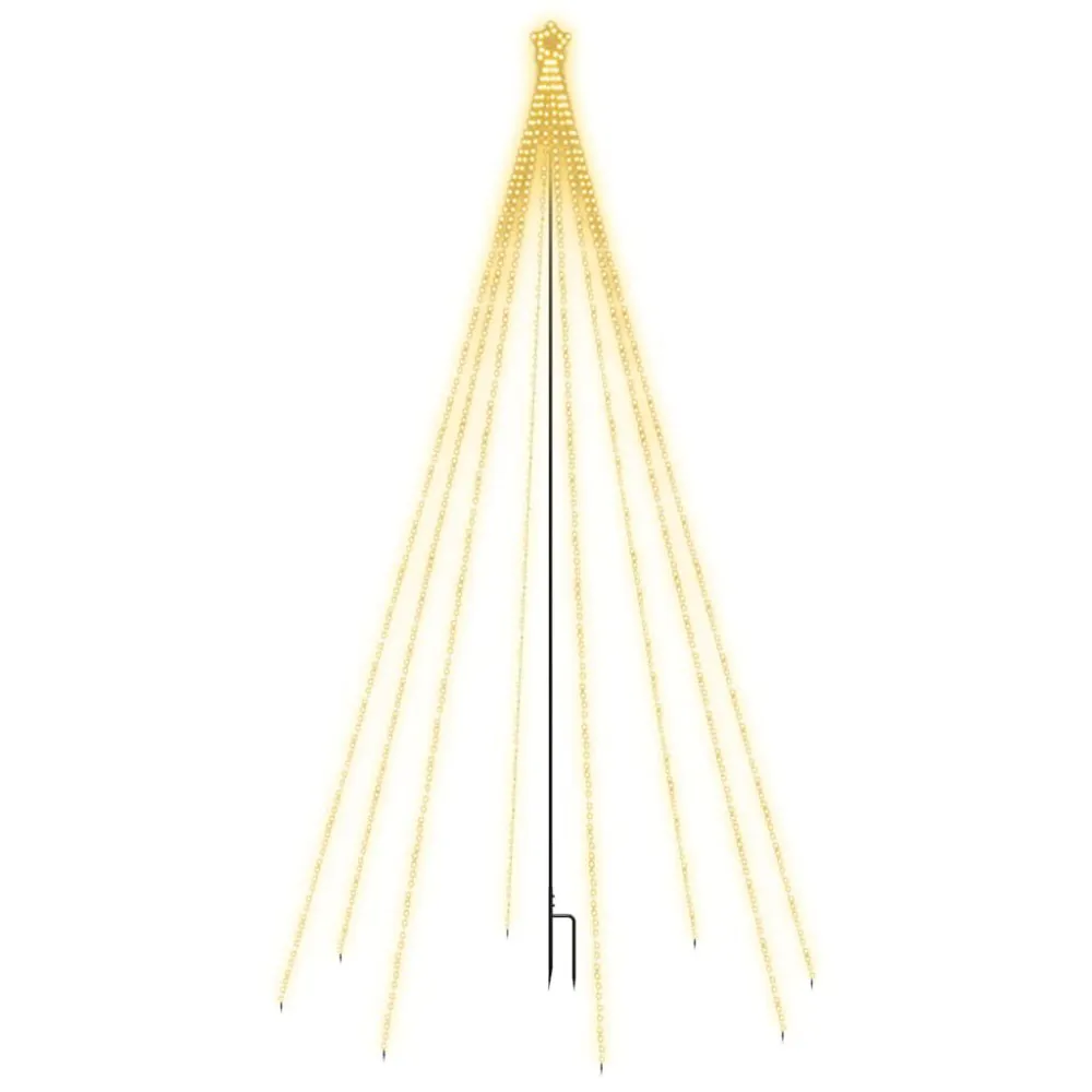 Iluminação cascata para árvore Natal int/ext 800 luzes LED 5 m