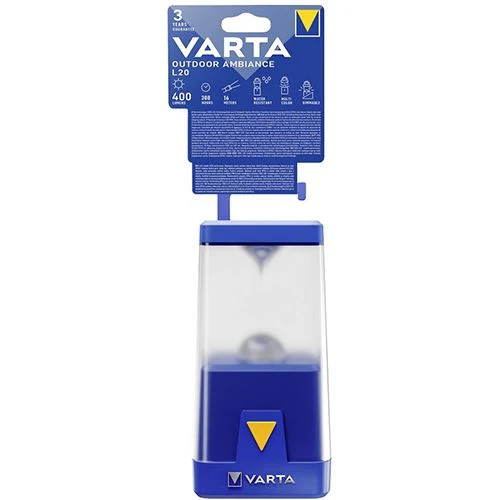 Lanterna de Exterior Varta Outdoor Ambiance L20- Azul