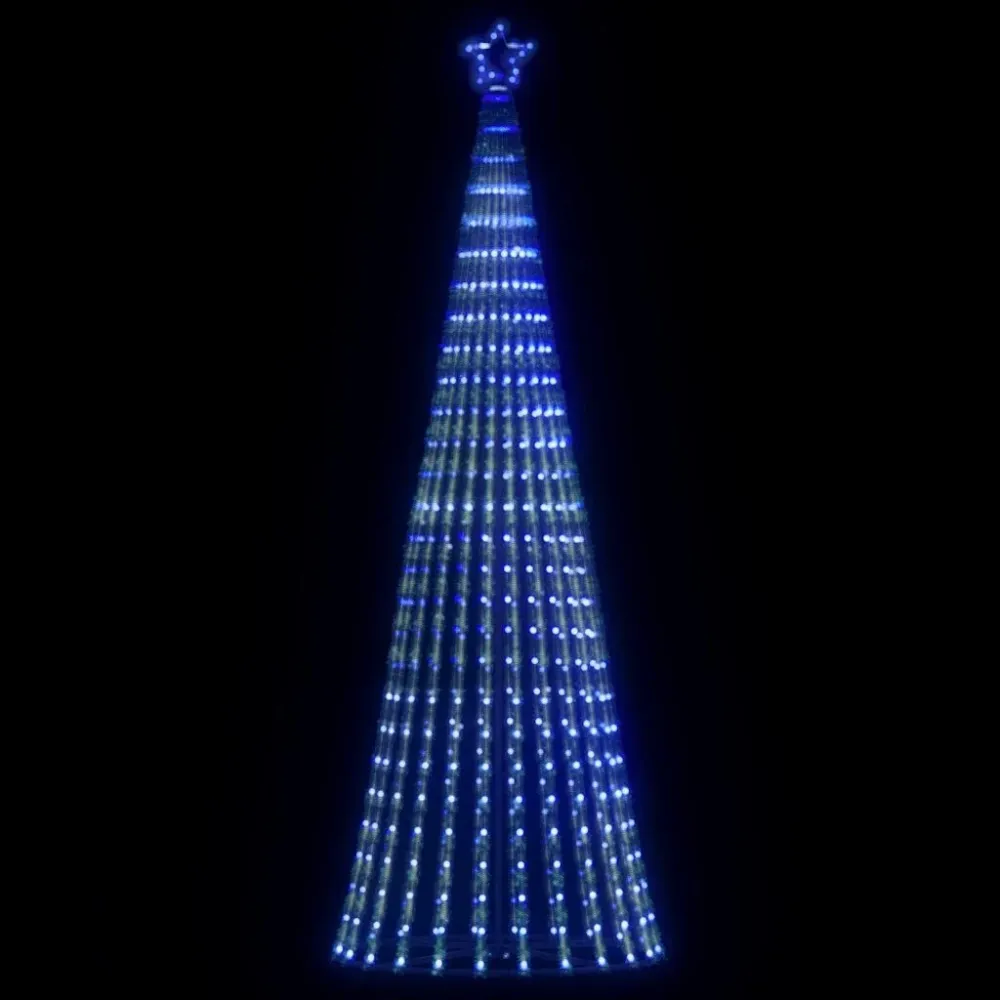 LED Árvore de Natal 475 LEDs Azul 247 cm