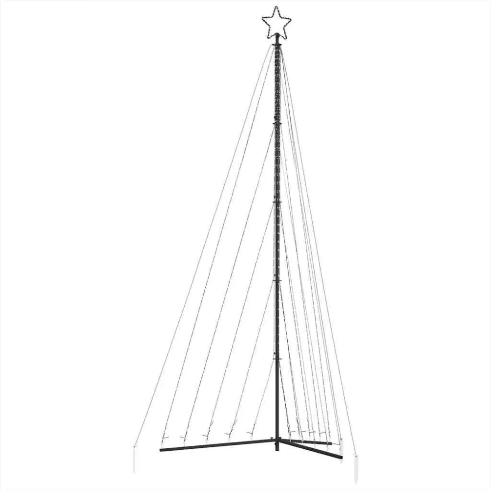 LED Árvore de Natal 570 LEDs Azul 399 cm