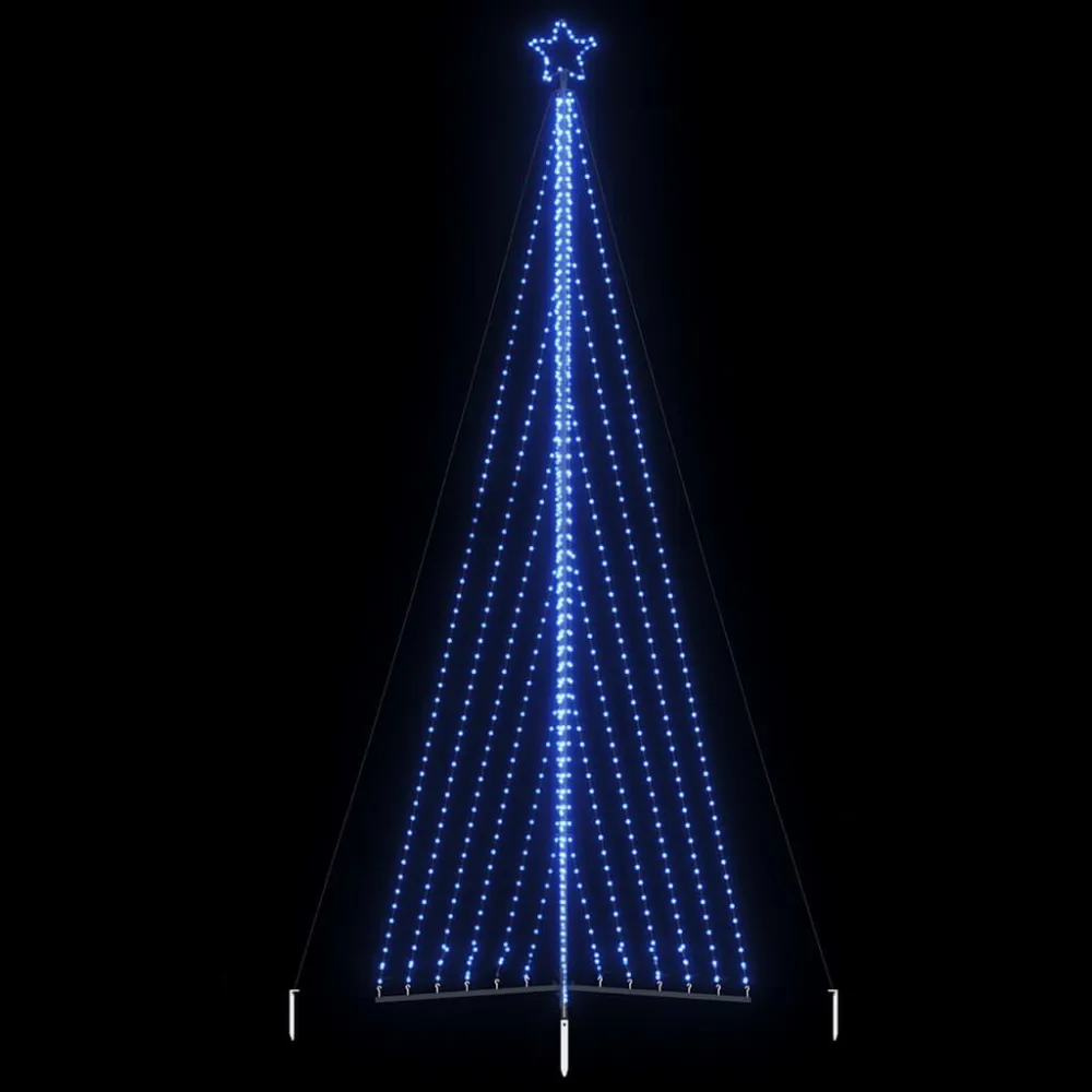 LED Árvore de Natal 789 LEDs Azul 476 cm