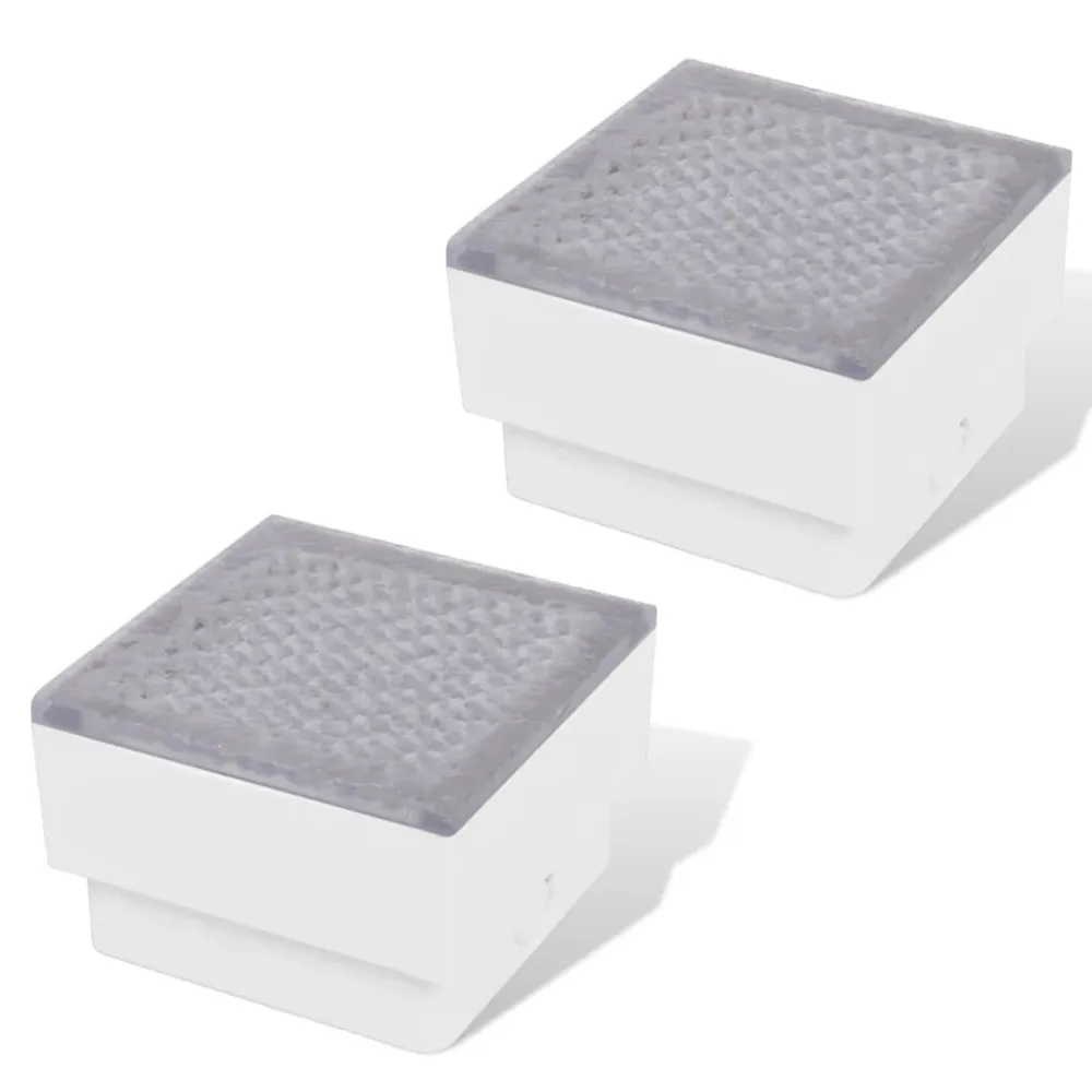 Lâmpada embutida no chão com 2 LED 100 x 100 x 68 mm