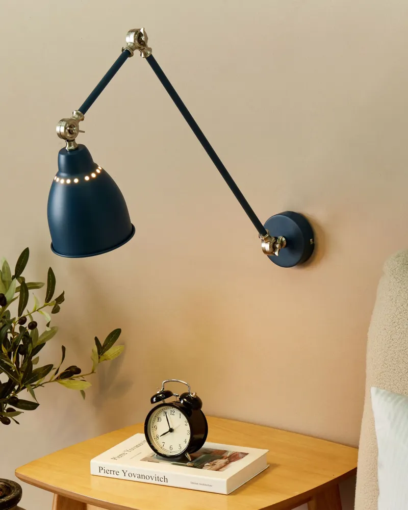 Long Arm Wall Light Dark Anil MISSISSIPPI
