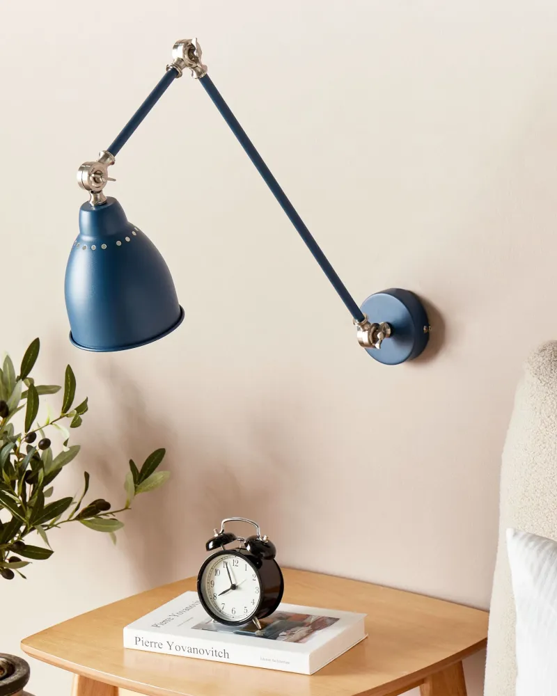 Long Arm Wall Light Dark Anil MISSISSIPPI