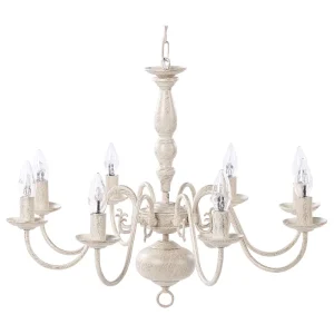 Lustre branco efeito de desgaste BRITHON