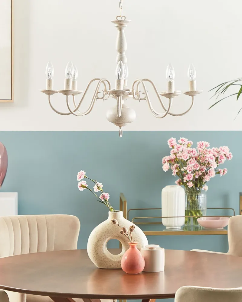Lustre branco efeito de desgaste BRITHON