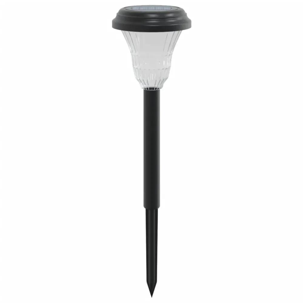 Luzes solares para caminhos com espigões 12 pcs branco
