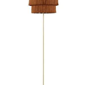 Metal Floor Lamp Marrom PERISTERI