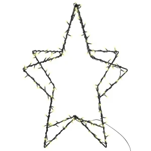 Outdoor LED Decoration Star 80 cm Preto KERSILO