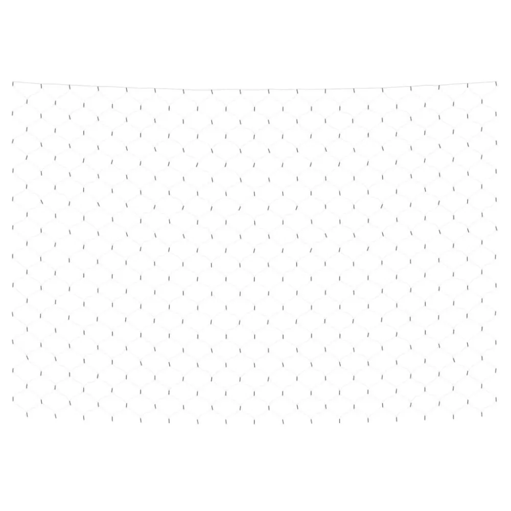 Rede luzes de natal 3x3 m 306 luzes LED int/ext branco febril