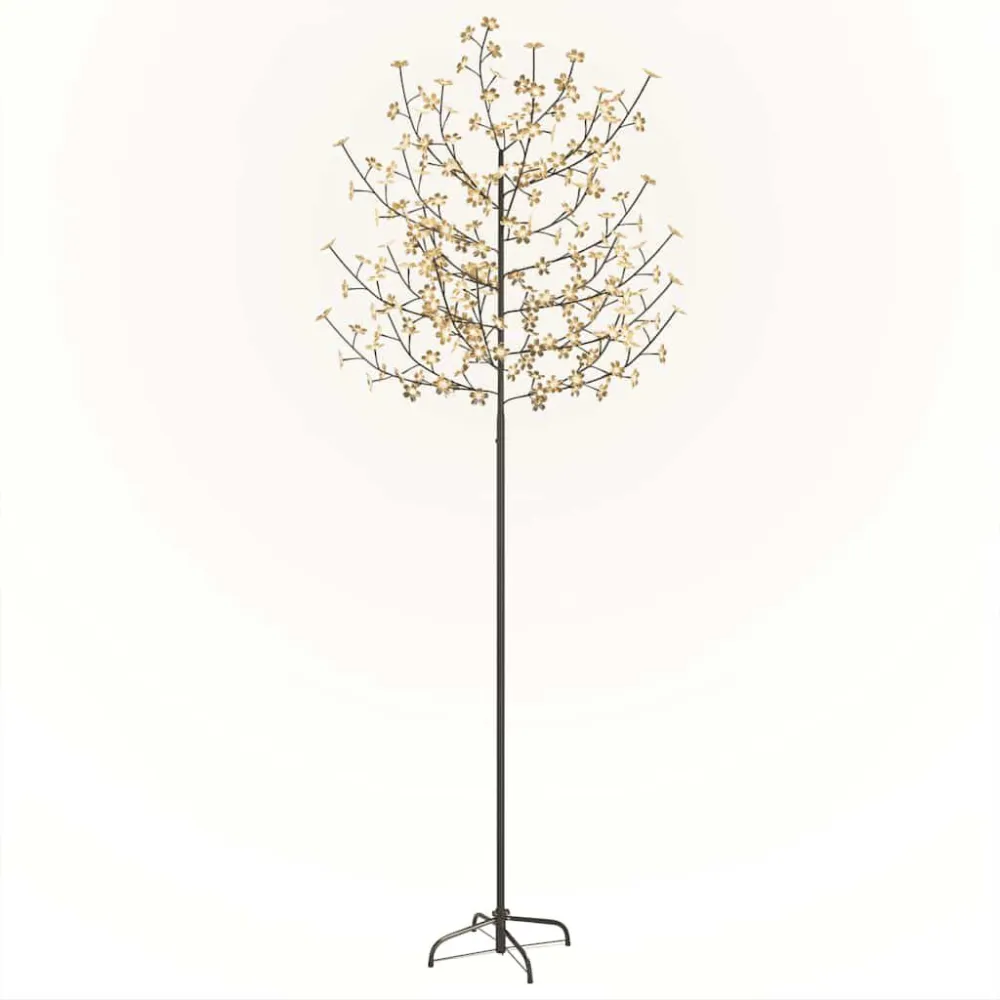 Árvore de Natal 220 LED flor cerejeira luz branco tórrido 220 cm
