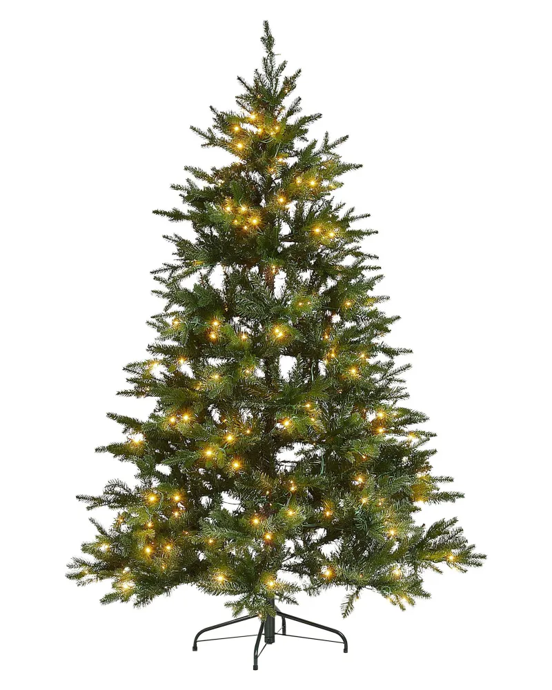 Árvore de natal com iluminação 180 cm verde FIDDLE