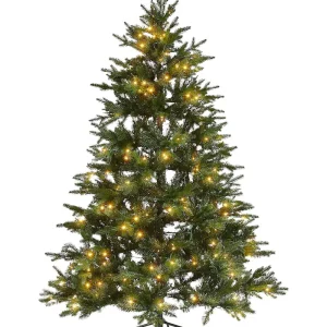 Árvore de natal com iluminação 180 cm verde FIDDLE