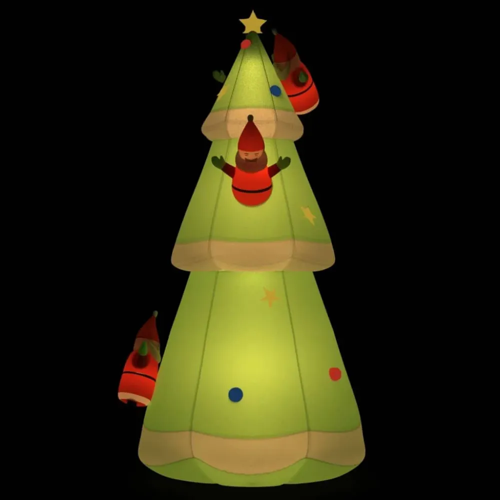Árvore Natal insuflável com luzes LED 500 cm