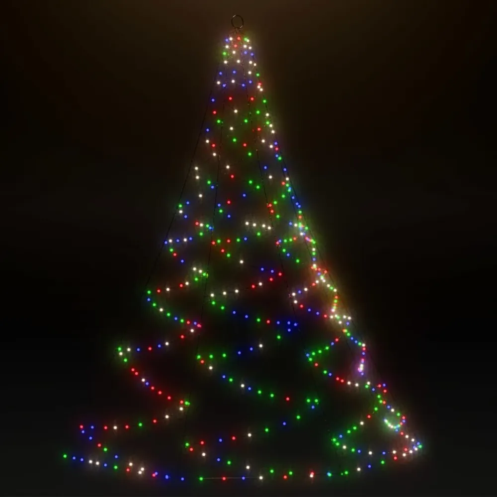 Árvore de Natal parede 720 luzes LED 5 m int/ext colorido