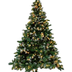 Árvore de natal pré-Iluminada 210 cm verde PALOMAR
