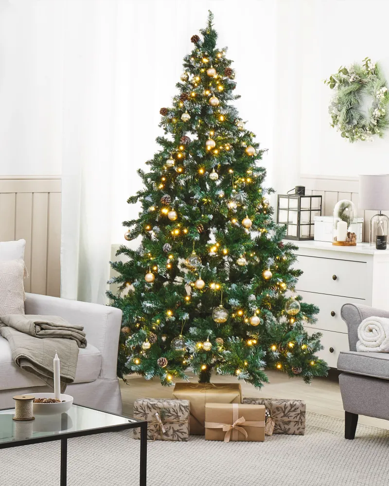 Árvore de natal pré-Iluminada 210 cm verde PALOMAR