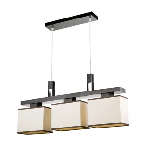 Candeeiro Suspenso Amelia, Preto, 68x70x15 cm, EPIKASA
