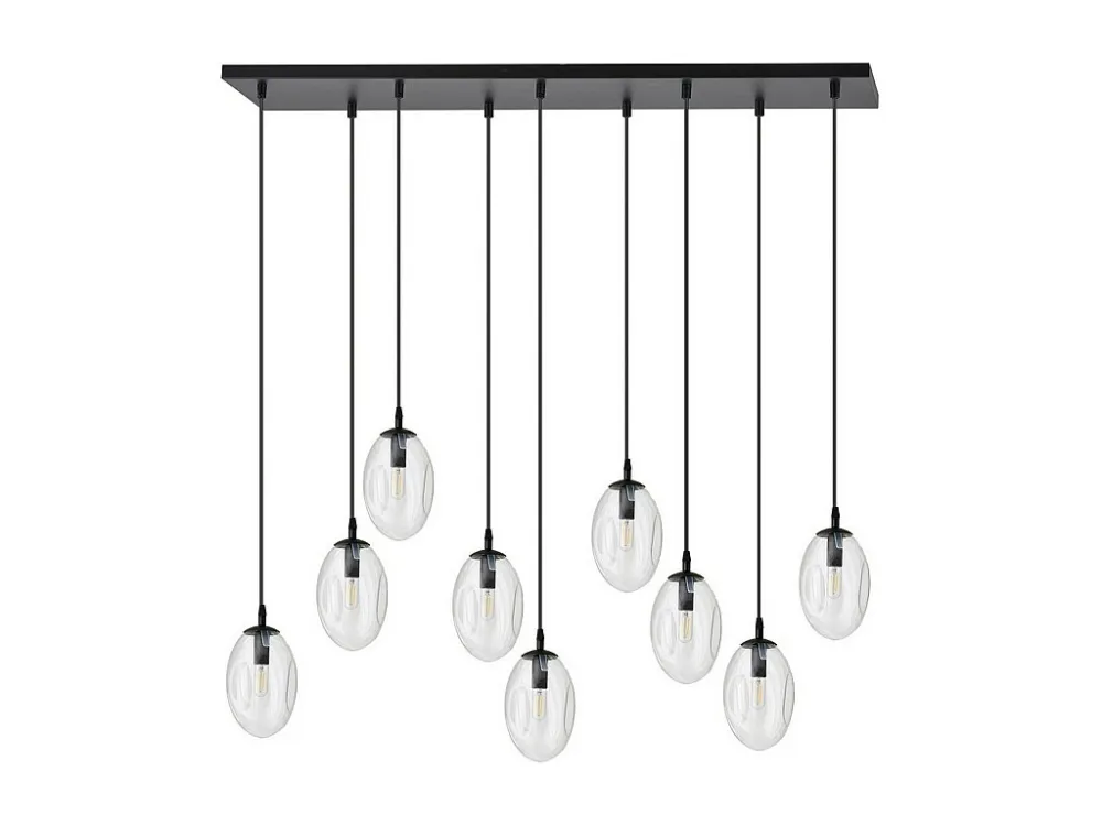 Candeeiro Suspenso Astral, Preto, 100x100x22 cm, EPIKASA