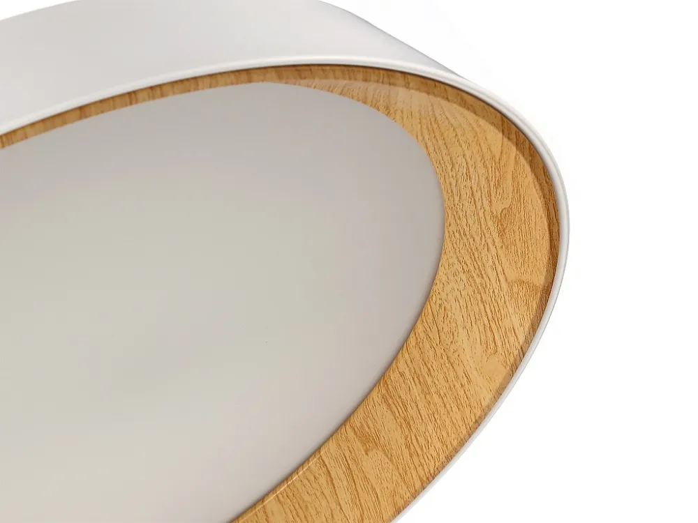 Candeeiro suspenso com LEDs metal e alumínio - D. 45 cm - Branco e integral - DERRY