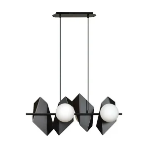 Candeeiro Suspenso Drifton, Preto, 90x100x30 cm, EPIKASA