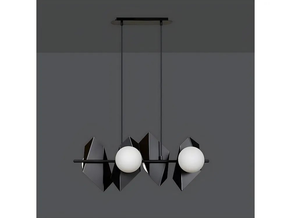 Candeeiro Suspenso Drifton, Preto, 90x100x30 cm, EPIKASA