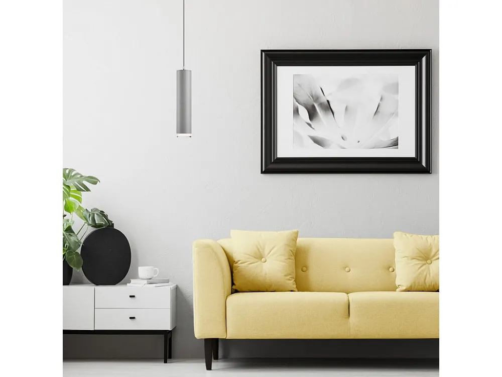 Candeeiro Suspenso Franco, Prata, 100x8x8 cm, EPIKASA