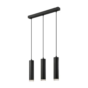 Candeeiro Suspenso Franco, Preto, 90x50x8 cm, EPIKASA