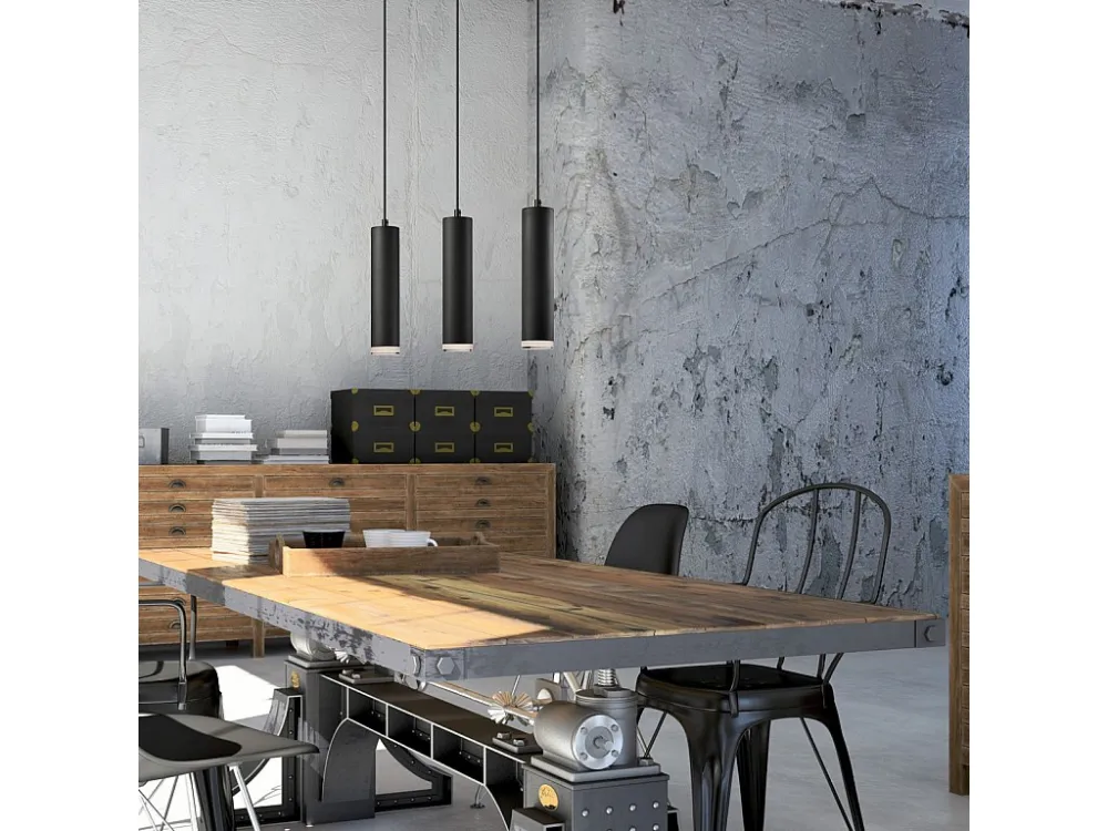 Candeeiro Suspenso Franco, Preto, 90x50x8 cm, EPIKASA