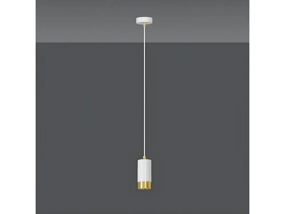 Candeeiro Suspenso Fumiko, Branco, 8x100x8 cm, EPIKASA