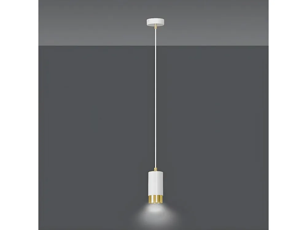 Candeeiro Suspenso Fumiko, Branco, 8x100x8 cm, EPIKASA
