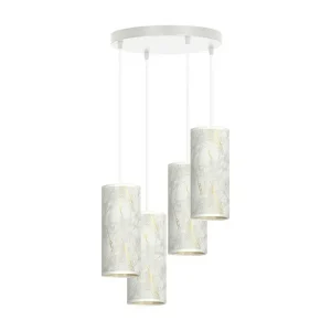 Candeeiro Suspenso Karli, Branco, 35x100x22 cm, EPIKASA