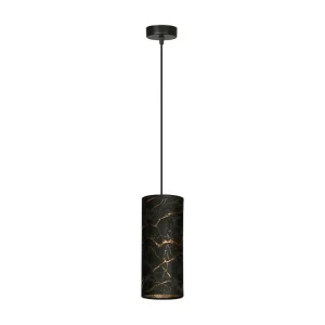 Candeeiro Suspenso Karli, Preto, 10x100x6 cm, EPIKASA