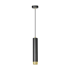 Candeeiro Suspenso Kibo, Preto, 8x100x8 cm, EPIKASA