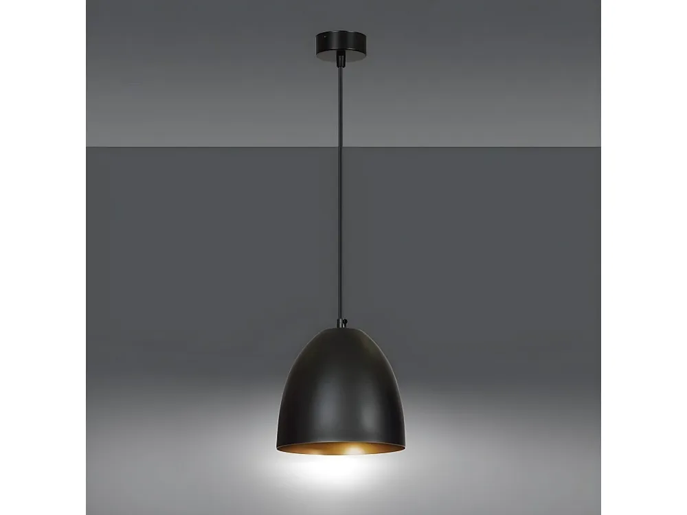 Candeeiro Suspenso Lenox, Preto, 20x80x18 cm, EPIKASA